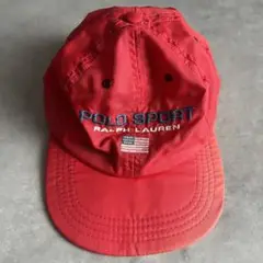 90s POLO SPORT ポロスポーツ ナイロン キャップ 帽子