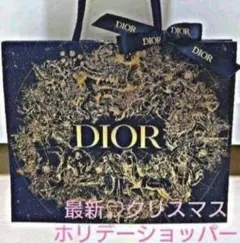 ディオール クリスマス限定 ショッパー ホリデー 限定 ラッピング Dior