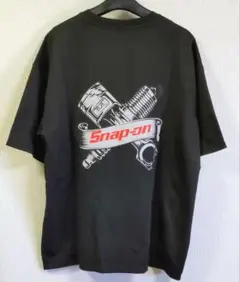 新品●Snap-on エンジンピストン Tシャツ ブラック●L