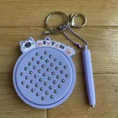 マグタブ キーホルダー マグネット　紫