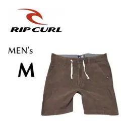 Mサイズ RIP CURL リップカール コーデュロイショートパンツ 焦げ茶色