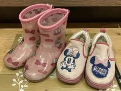 ミニー　長靴と靴　セット　15cm