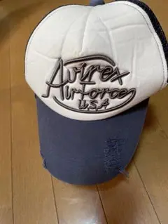 Avirex Airforce キャップ ネイビー/ホワイト