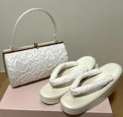 草履バッグセット　レース