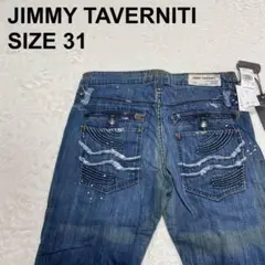 【新品未使用】ジミータベルニティ　ペイントデニム　ストレート　ジーンズ（560）