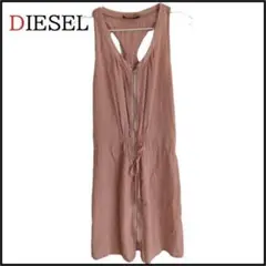 ✨DIESEL ディーゼル サロペット ワンピース ピンク XXS レディース