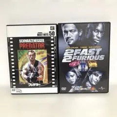 ワイルド・スピード ('01米)/プレデター ('87米) 」DVD 2枚セット