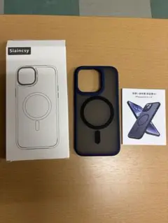 iPhone 15 Proカバー青マグネットxoo1529s91