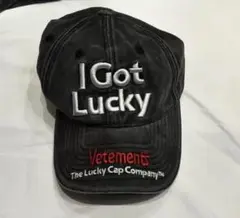 VETEMENTS ヴェトモン I GOT LUCKY 帽子 cap