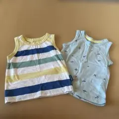 西松屋　タンクトップ2枚セット　ほぼ未使用　90cm