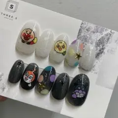 アニメキャラクターネイルチップセット