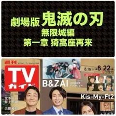 鬼滅の刃インタビュースペシャル 切り抜き 週刊TVガイド8/22号