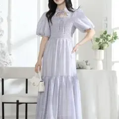 Lace Ladies ワンピース ラベンダー 紫