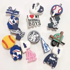 【再販】ドジャース クロックス アクセサリー ジビッツ シューズ チャーム