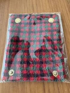 ☆新品未開封☆ファミリア　familiarハンドルカバー　赤系チェック