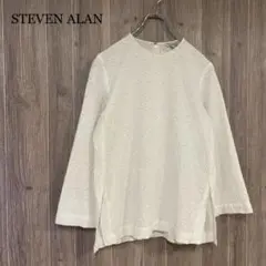 【STEVEN ALAN】幾何学 レース カットソー
