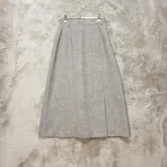S.T.M.B♡ミモレ丈 台形スカート サイドボタン フロントスリット