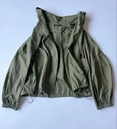 美品 イング INGNI ミリタリー 長袖 マウンテンパーカー カーキ