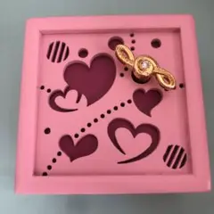 嵐　マイラブピンクのハート模様オルゴール