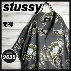 【入手困難!!】ステューシー ✈︎刺繍 ゆるだぼ 半袖シャツ 重ね着