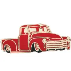 ワッペン 車 ピックアップ 旧車 レストア アイロン アップリケ 送料無料