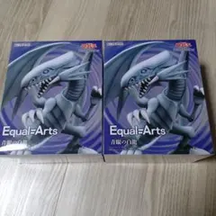 遊戯王 Equal Arts 青眼の白龍 フィギュア2個