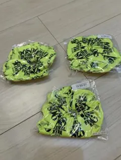 蛍光イエロー ヘアゴム 3個セット　KREVA