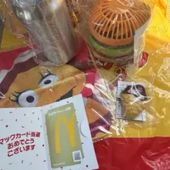 マクドナルド サマーチャンスバッグ 2025　グッズ4点セット＆金のカード