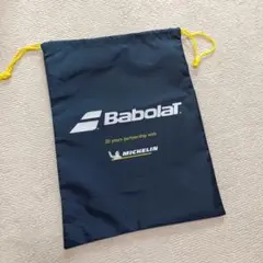 Babolat シューバッグ 巾着 ネイビー 非売品　ミシュラン提携20周年