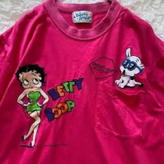Betty Boop ビンテージ オールド レトロ　半袖Tシャツ　ピンク
