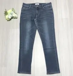Navy　レディース　デニムパンツ　サイズ31〜32(LL相当) b0475
