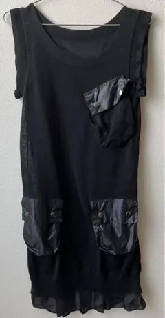 sacai サカイ ワンピース デザイナーズ ノースリーブ