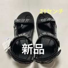 【新品未使用】キッズ　GERRY サンダル 21.0cm ブラック/グレー
