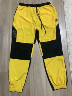 ラファイエット✖️フィラ　ナイロントラックパンツ　イエロー　XL