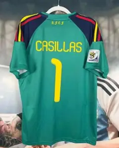 スペインのgkカシーリアスの背番号1です