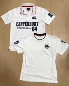 カンタベリー 半袖ラガーシャツ＆Tシャツ Mサイズ 美品セット