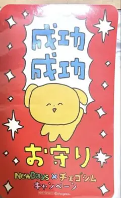 NewDays チェゴシム　成功　成お守り