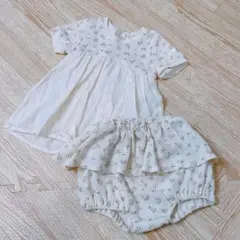 tête à tête 花柄トップスとブルマセット テータテート