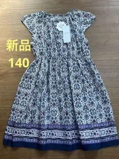 【新品】any FAM 花柄ワンピース 140