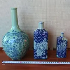 信楽焼　飾皿　日本古地図 壺久郎作 日本地図瓶 ＜ 和食器 和陶器の店 器楽庵