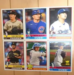 MLB トレカ 2025 topps ヘリテイジ 日本人選手 6枚