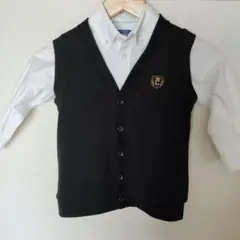 長袖Yシャツとベストのセット