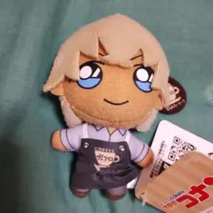 名探偵コナン 安室透 キーチェーン マスコット ぬいぐるみ 喫茶 ポアロVer.