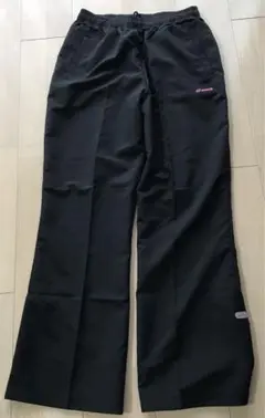 アシックス　黒ジャージボトムス　レディースLサイズ