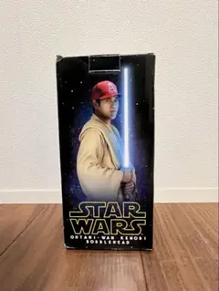 新品　ボブルヘッド人形　大谷翔平　スターウォーズ　オオタニ＝ワン・ケノービ レア 非売品】大谷翔平 スターウォーズ ボブルヘッド人形
