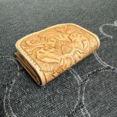 コインケース 栃木レザー Suica入れ付 ハンドメイド