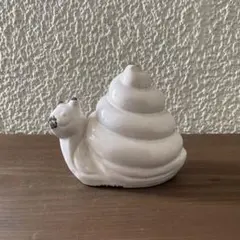 レトロヴィンテージカタツムリ型陶器置物 かたつむり