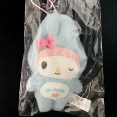 サンリオキャラクターズシークレットマスコット　マイメロ　全身フードブルー