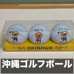 【未開封】沖縄　ゴルフボール 3個セット シーサー