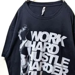 フラグNorフェイル デカロゴ Tシャツ ブラック 黒 古着